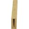 Ekena Millwork 3-inch W x 14-inch D x 18-inch H Traditional Rough Cedar Woodgrain TimberThane Knee Brace, Primed BRCUR03X14X18TRARCPR - alternate 4
